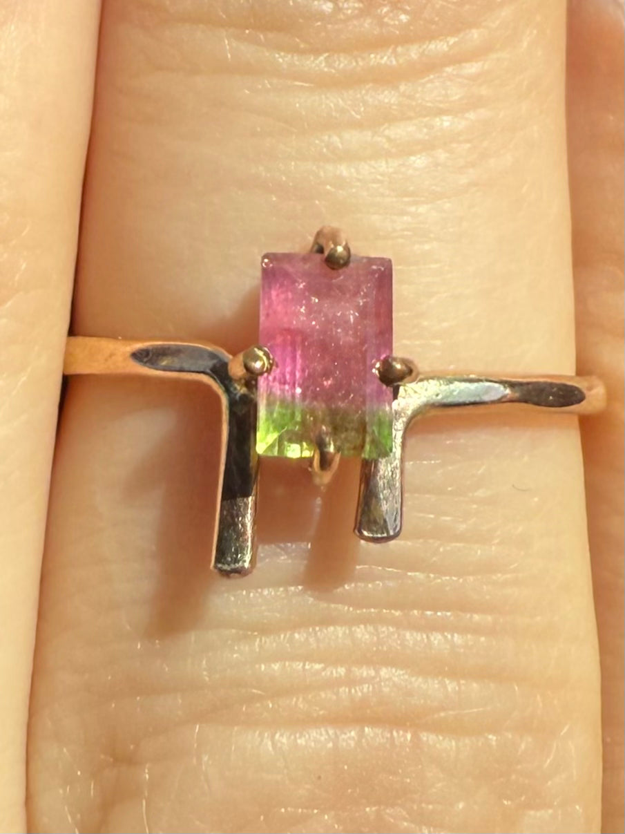 Watermelon Tourmaline Alessia Ring