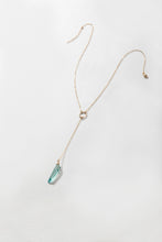 Load image into Gallery viewer, Lyra Crystal Necklace - “Aqua Aura Quartz”