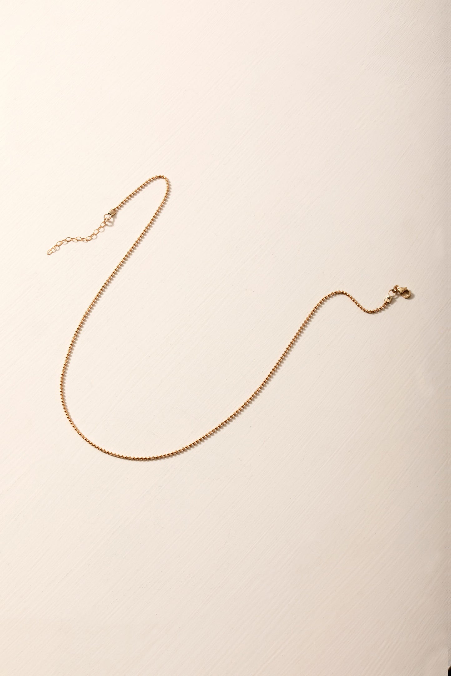 Ball Chain Necklace (Gold)