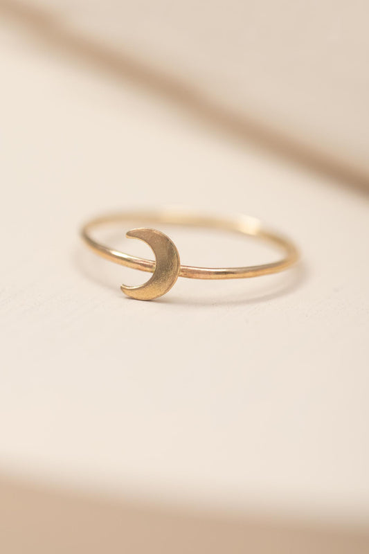 Crescent Moon Ring