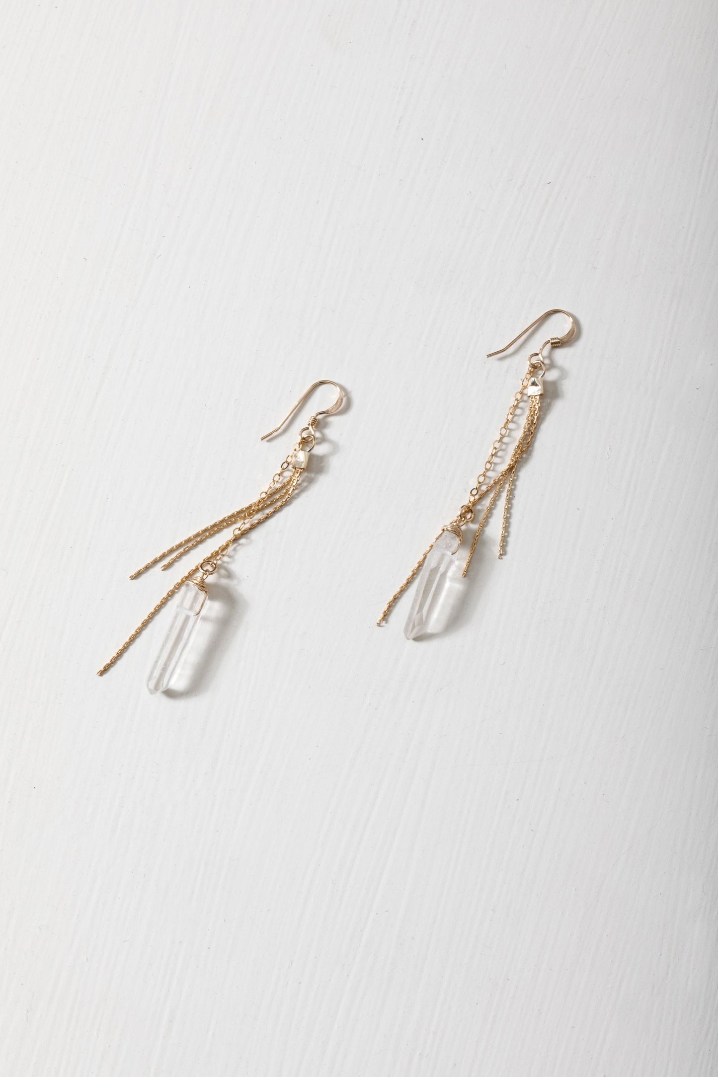 Crystal Chain Earrings