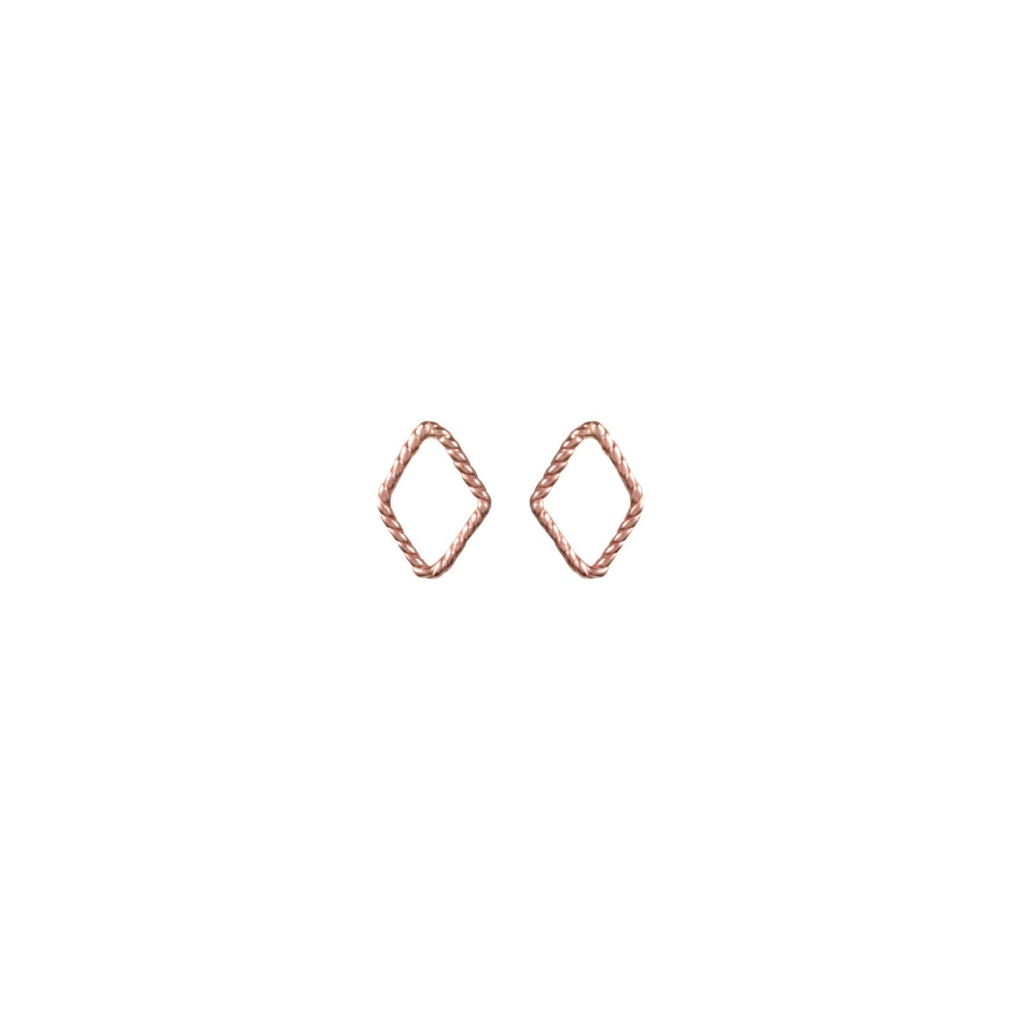 Diamond Twist Studs