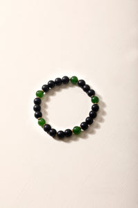 Jade & Black Onyx Bracelet