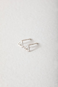 Triangle Hammered Small Studs