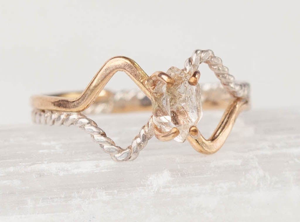 Herkimer Diamond Eliza Ring