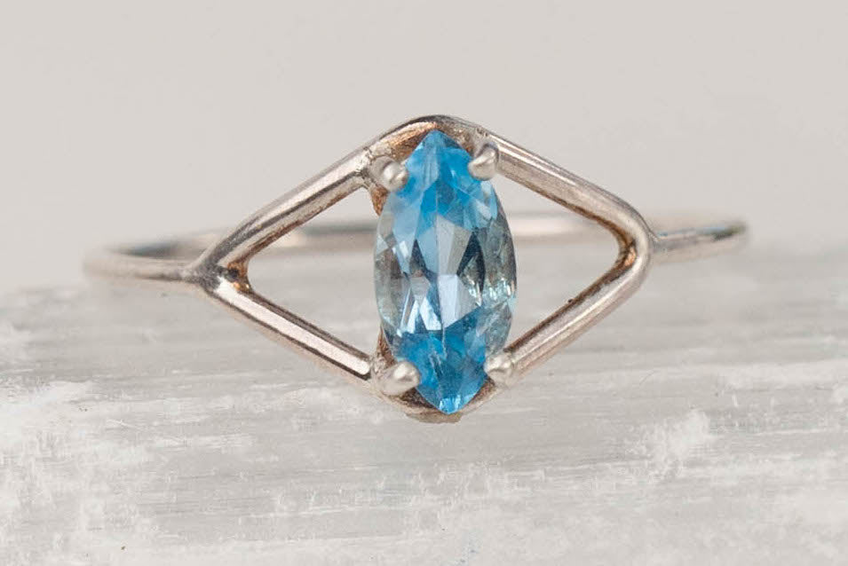 Blue Topaz Kassia Ring