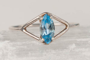 Blue Topaz Kassia Ring