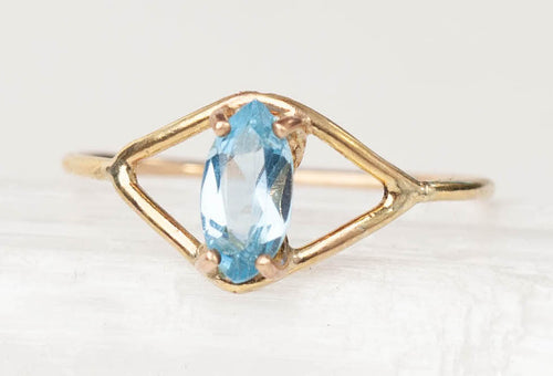 Blue Topaz Kassia Ring