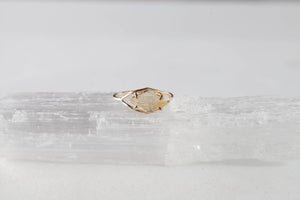 Rutilated Quartz Kassia Ring