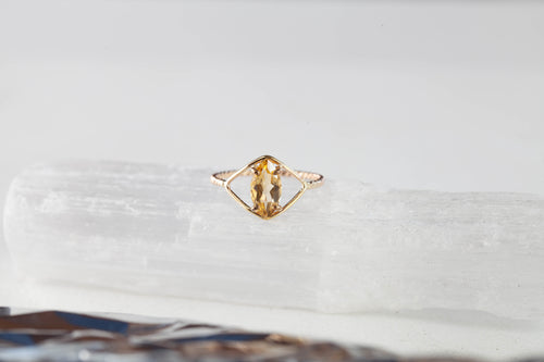 Citrine Kassia Ring