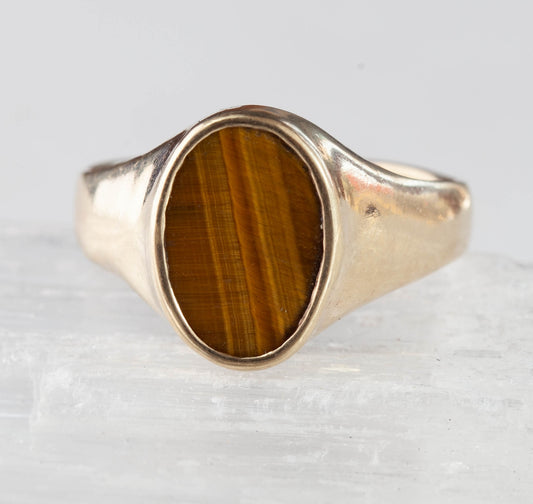 Tiger's Eye Jafar Ring