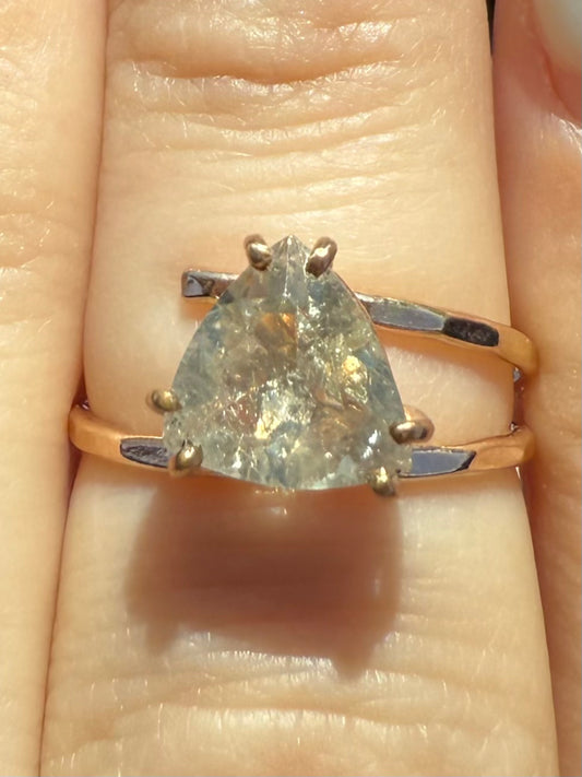 Rutilated Quartz Seryn Ring