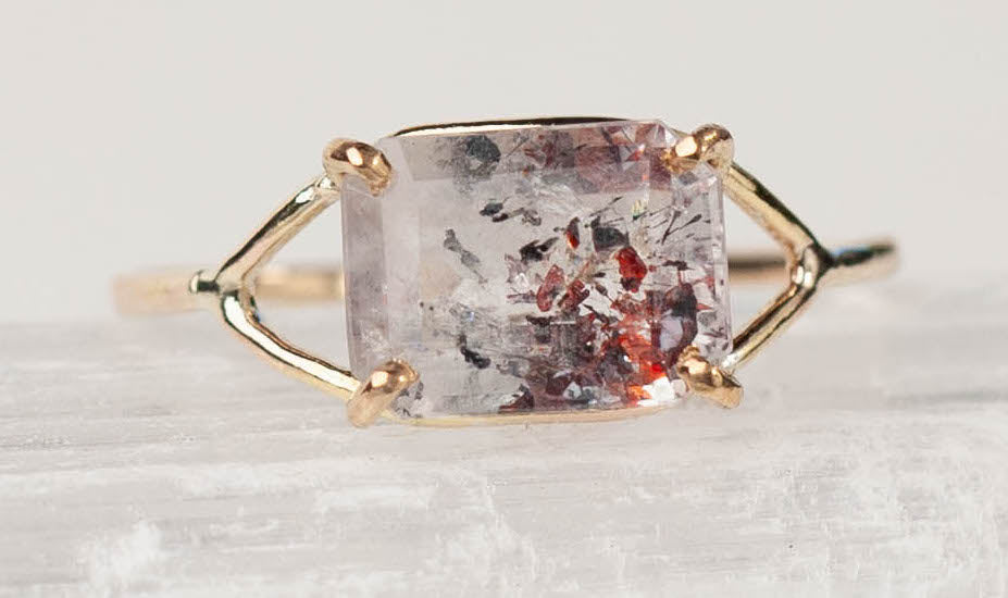 Strawberry Quartz Kassia Ring