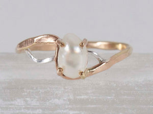 Baroque Pearl Aeon Ring