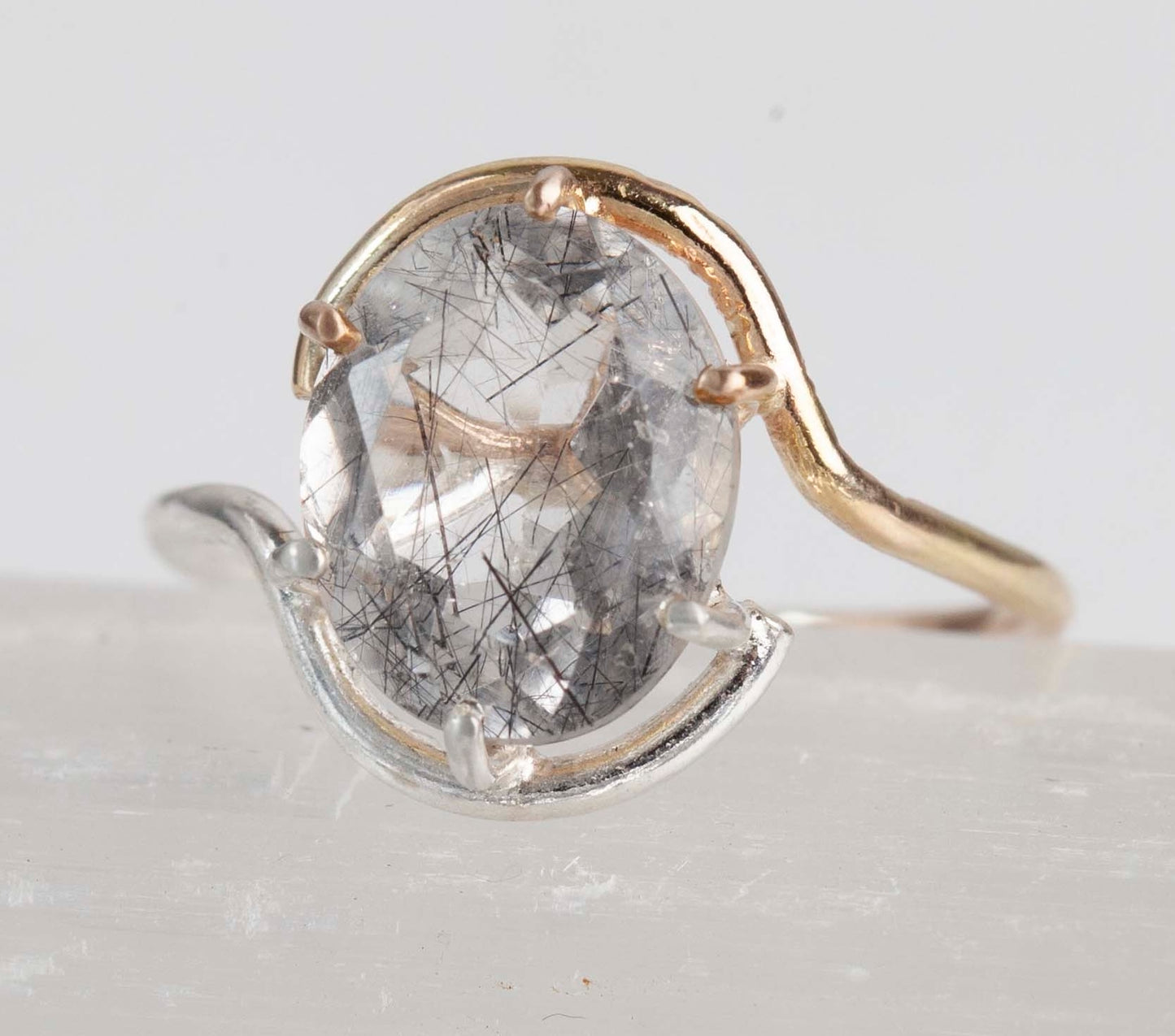 Rutilated Quartz Adria Ring