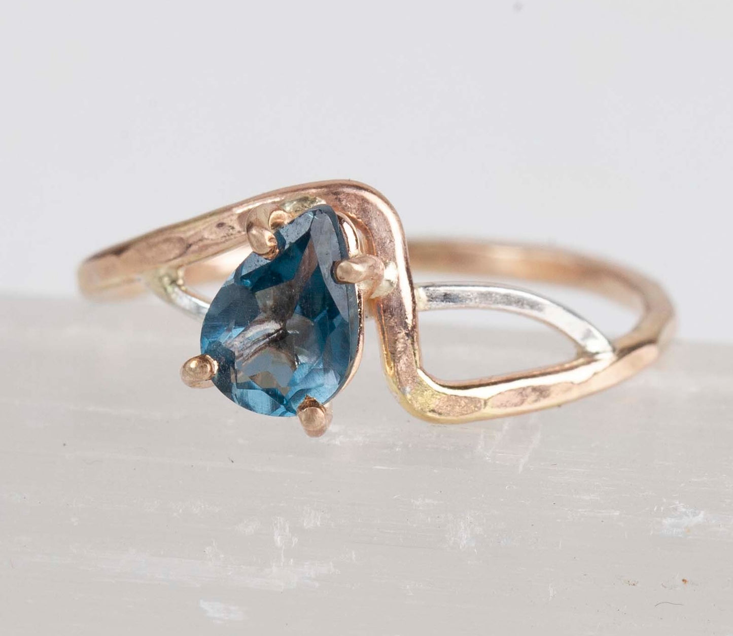 London Blue Topaz Aeon Ring