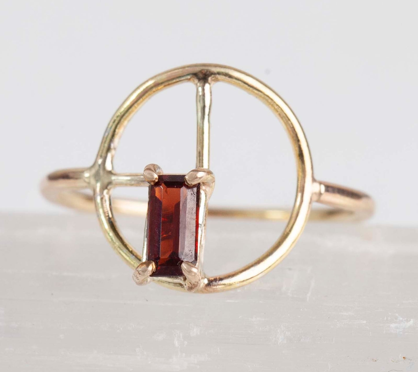 Garnet Aurelia Ring