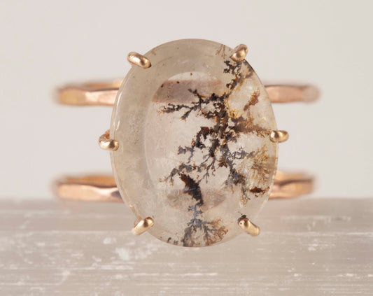 Dendritic Agate Aerius Ring