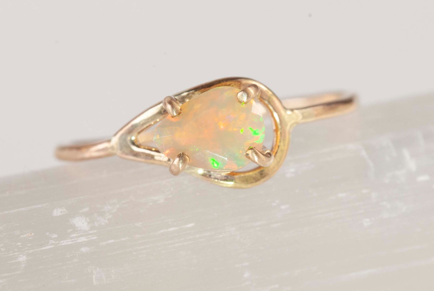 Opal Paisley Ring