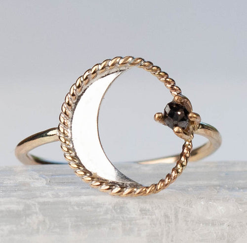 Black Diamond Elara Ring