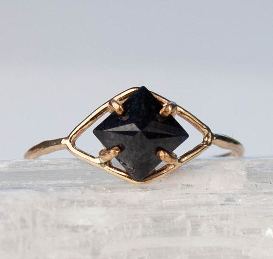 Black Sapphire Kassia Ring