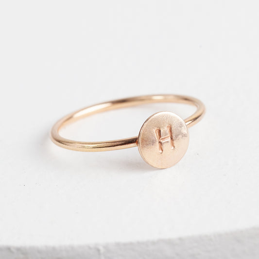 Initial Ring - Gold