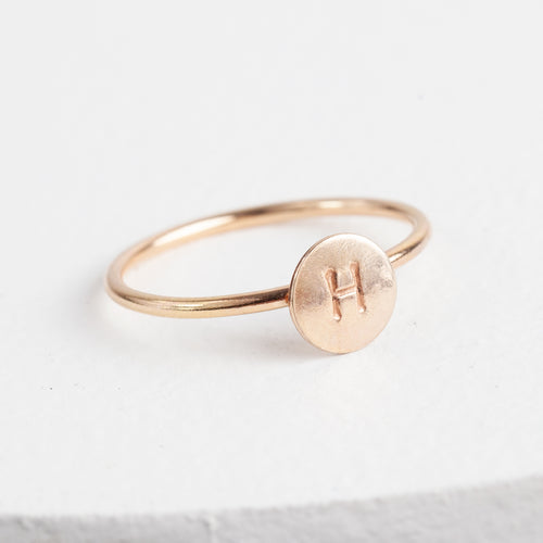 Initial Ring - Gold