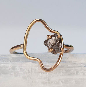 Meteorite Side Annalyn Ring