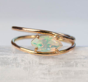 Opal Venus Ring