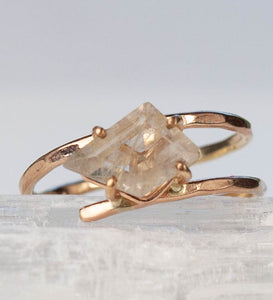 Rutilated Quartz Seryn Ring