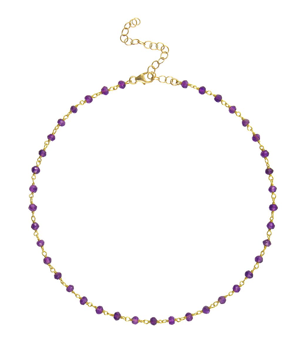 Amethyst Stones Choker