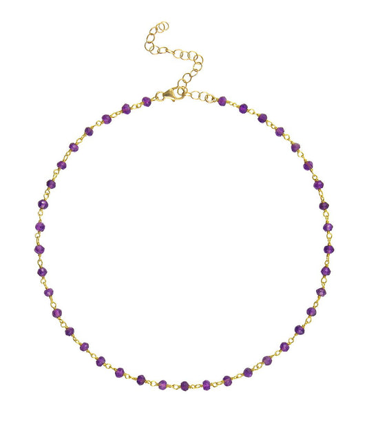 Amethyst Stones Choker