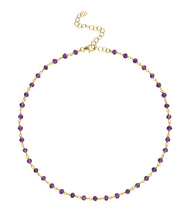 Load image into Gallery viewer, Amethyst Stones Choker