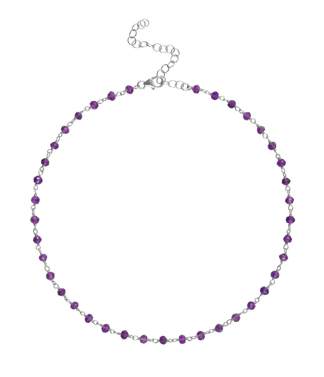 Amethyst Stones Choker