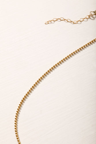 Ball Chain Necklace (Gold)