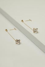 Load image into Gallery viewer, Bar Studs w/ Herkimer Diamond
