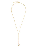 Load image into Gallery viewer, Aria Clear Quartz Drop Necklace