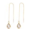 Clear Quartz Drop Earrings