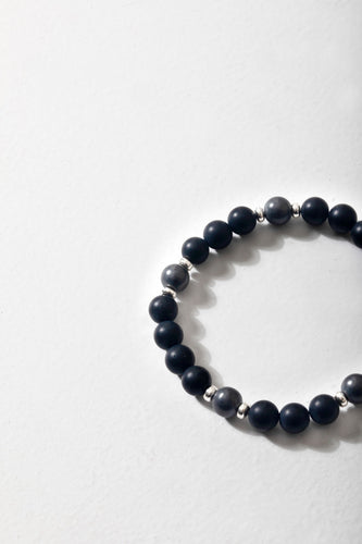 Confucius Bracelet (Hematite & Black Onyx)