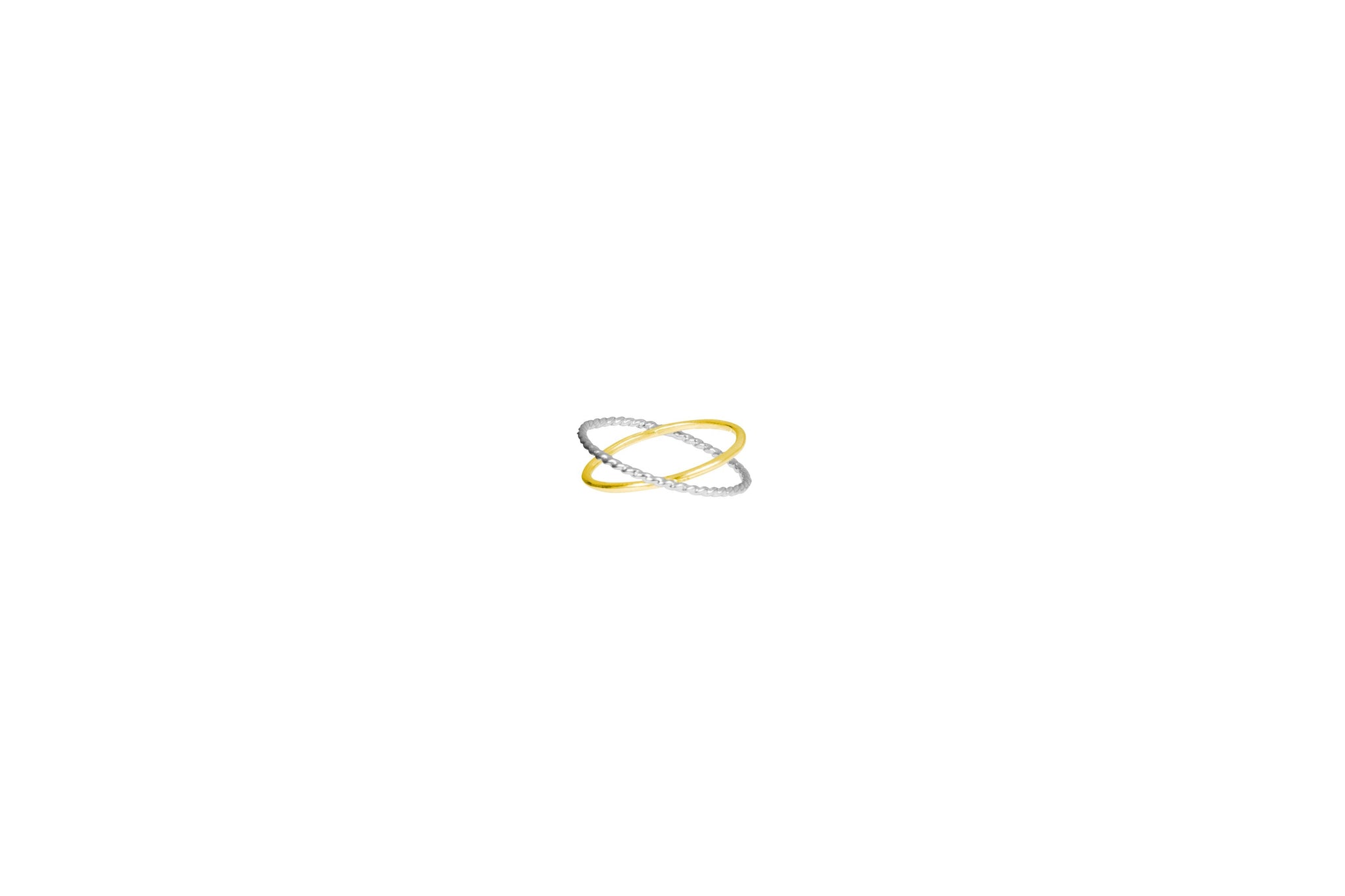 Criss-Cross Twist/Smooth Ring – hannahfrost