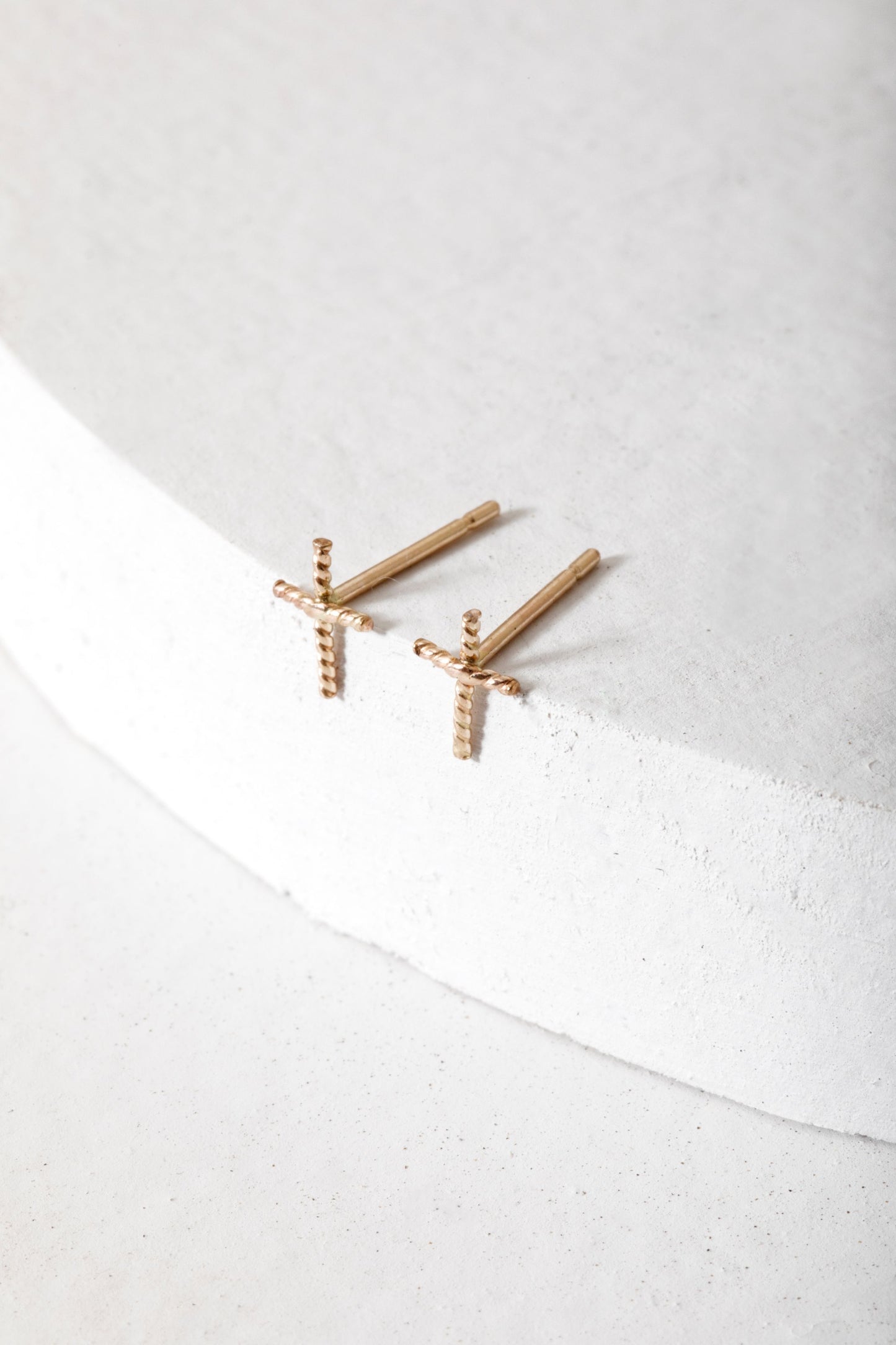 Cross Twist Studs