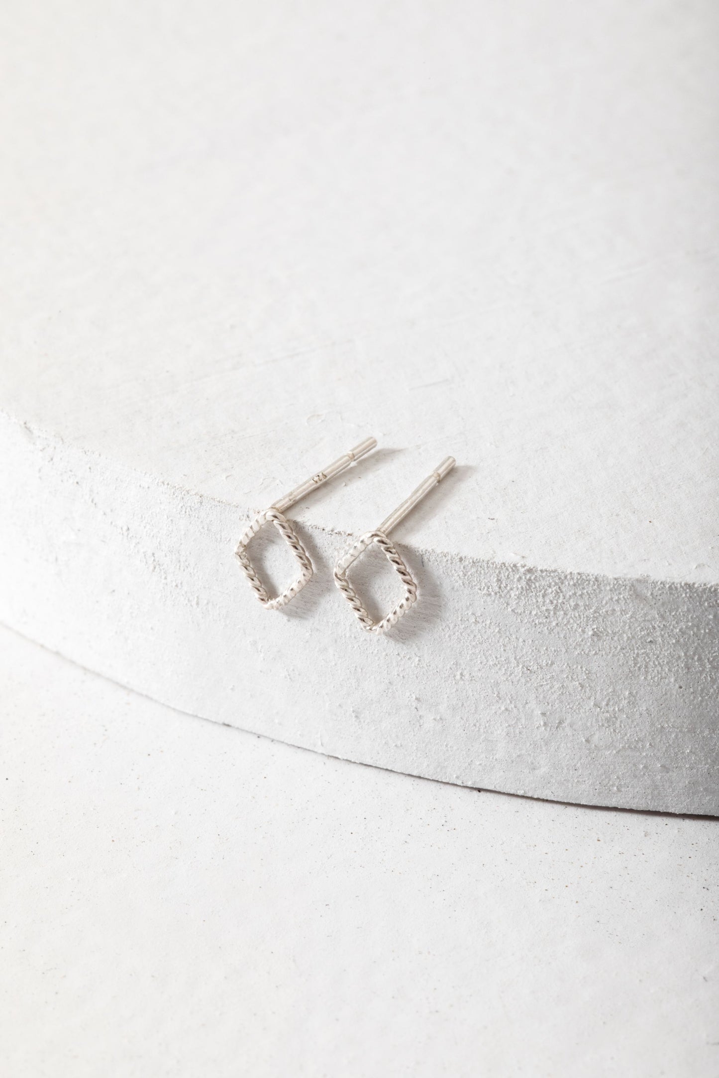 Diamond Twist Studs