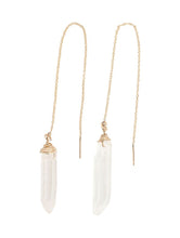 Load image into Gallery viewer, Fae Earrings - Clear Quartz