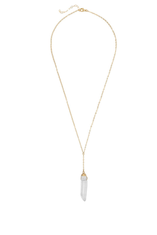 Fae Necklace - Clear Quartz