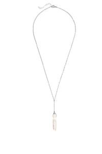 Fae Necklace - Pink Crystal Quartz
