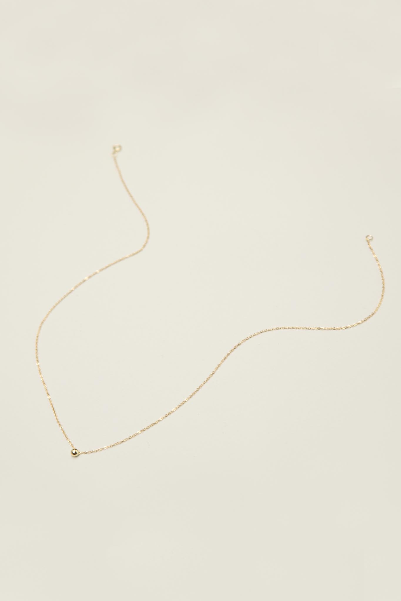 Gold Sphere Necklace