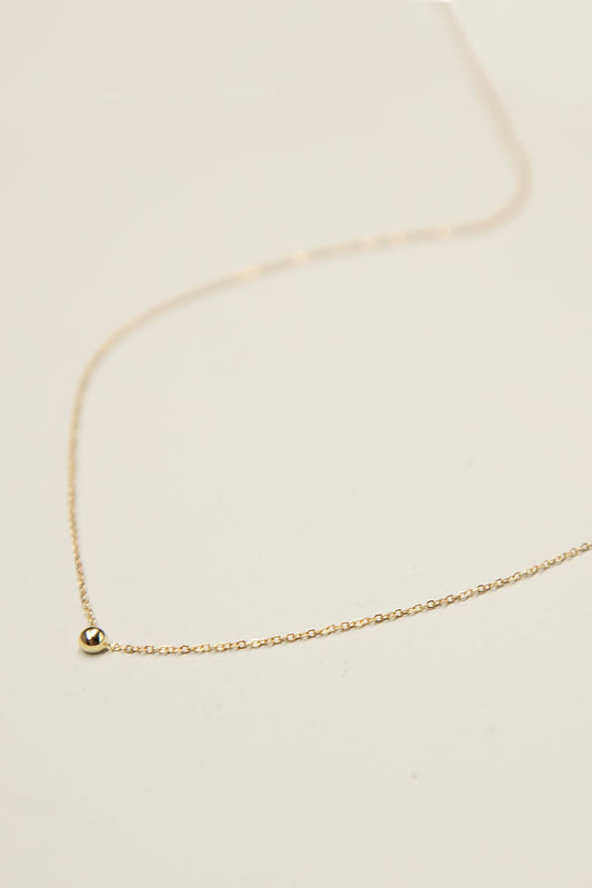 Gold Sphere Necklace