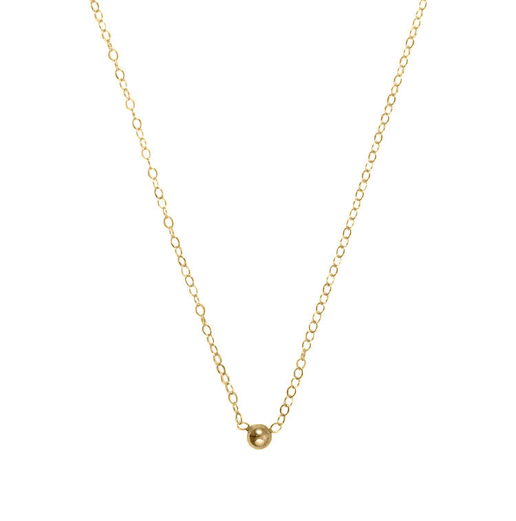 Gold Sphere Necklace