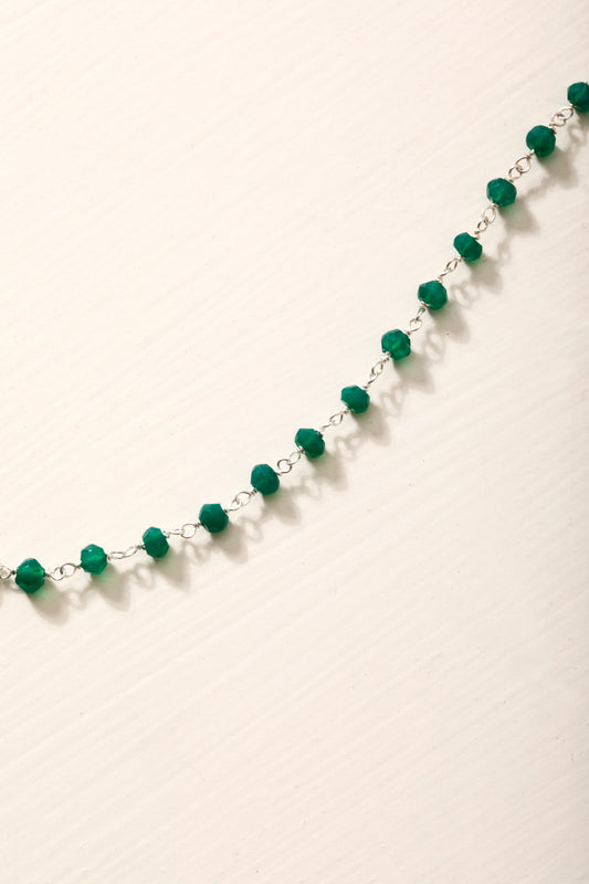 Green Onyx Stones Choker