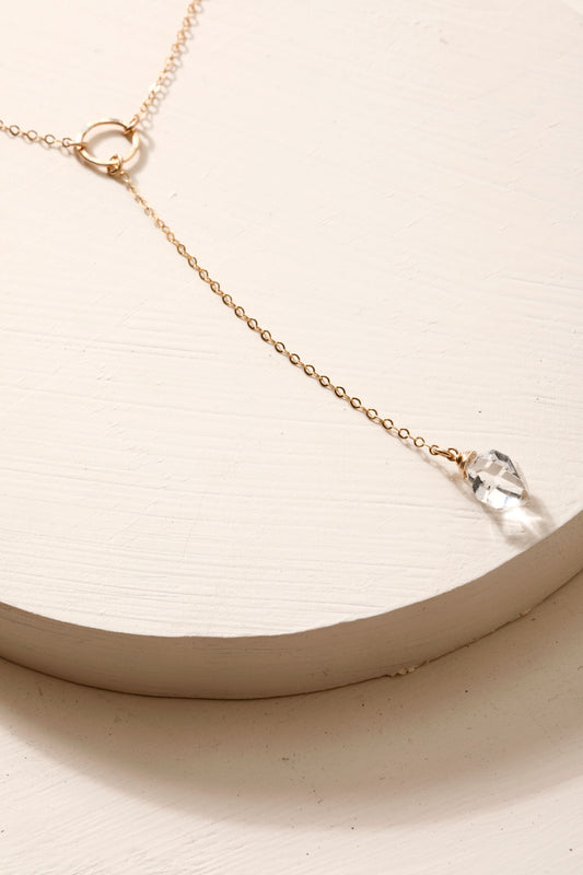 Lyra Herkimer Diamond Necklace